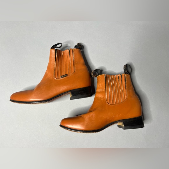 Arango Leather Pull On Ankle Boots Size Mens US 6.5 / Womens US 8 - Picture 6 of 12